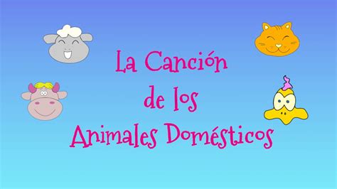 De Los Animales Cancion Infantil Para Ninos | Sonidos De Los Animales ...