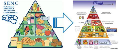 De pirámides nutricionales. | xunego