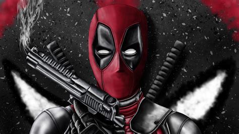 Deadpool con armas Fondo de pantalla 4k Ultra HD ID:3875