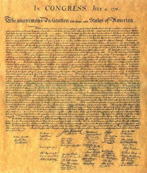 Declaración de Independencia de los Estados Unidos   EcuRed