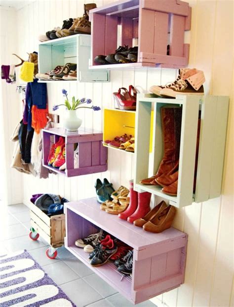 Declutter tip: Use storage crates for shoes   Chatelaine.com