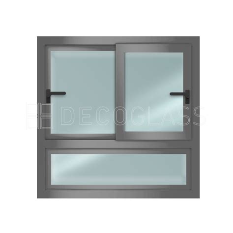 DecoGlass ventana de pvc corredera con ante pecho