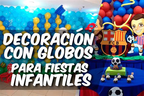 decoracion con globos para fiestas infantiles   YouTube