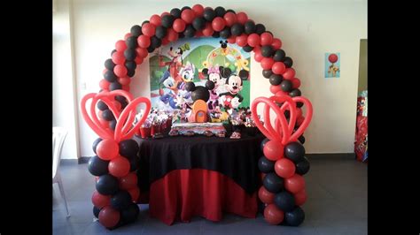 Decoracion cumpleaños Mickey Mouse   YouTube