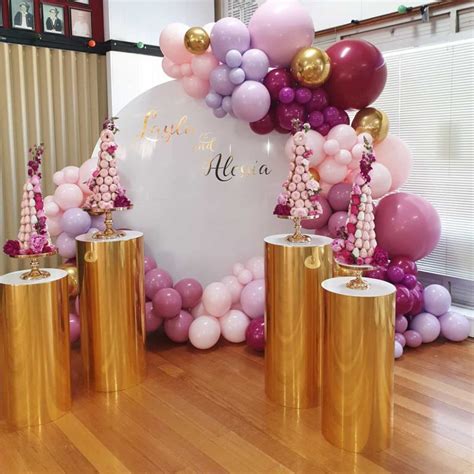 Decoración de fiestas elegantes con globos para ...