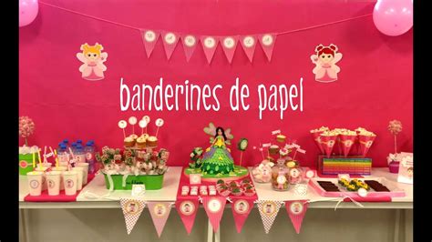 Decoración de fiestas infantiles: Banderines de papel para ...