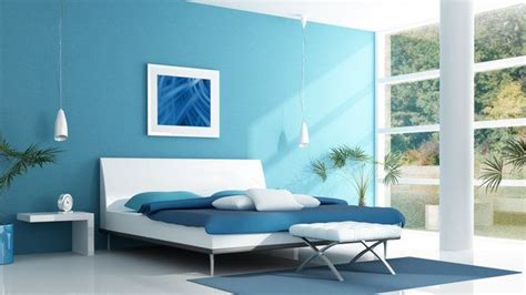 Decoración de interiores utilizando los tonos azules
