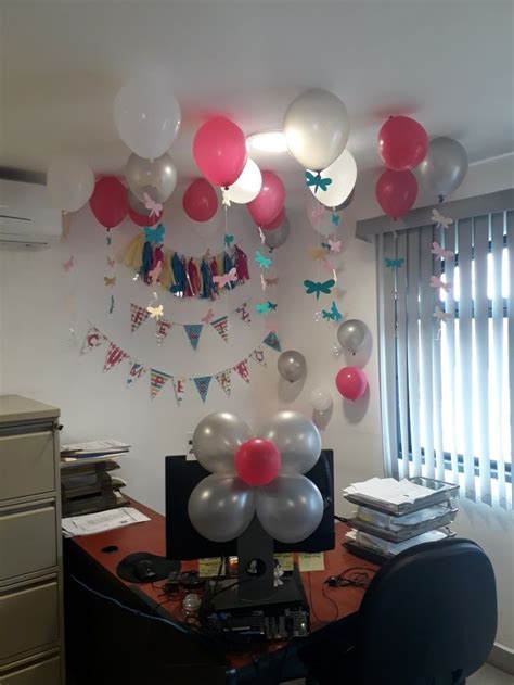 Decoración de oficina para Cumpleaños | Decoración Fiesta ...