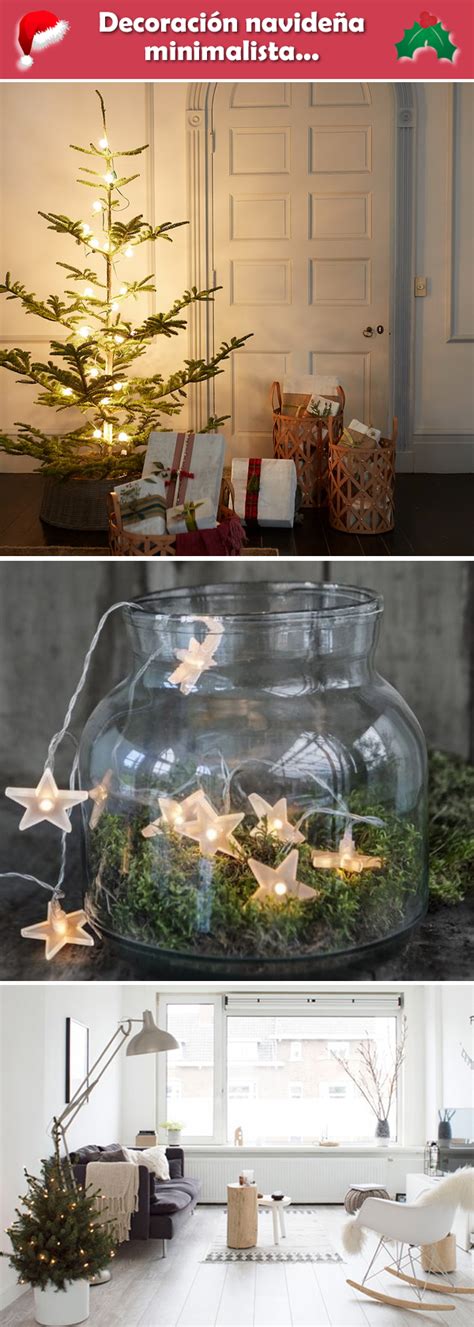Decoración navideña minimalista. Ideas para decorar la ...