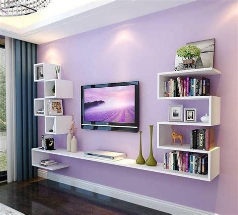 Decoración para área de televisión colorida | Diseño de ...