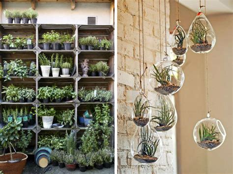 decoraciones hechas con plantas para la casa