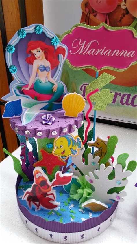 DECORACIONES INFANTILES: la sirenita