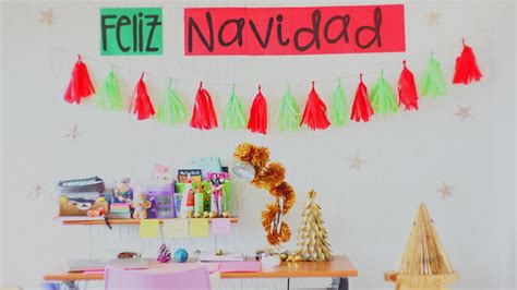 Decoraciones navideñas fáciles para tu pared ...