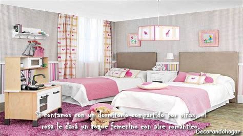 Decorar Dormitorio de niña de color Rosado | Decoración ...