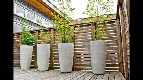 Decorar patios y terrazas con cañas de bambu   YouTube