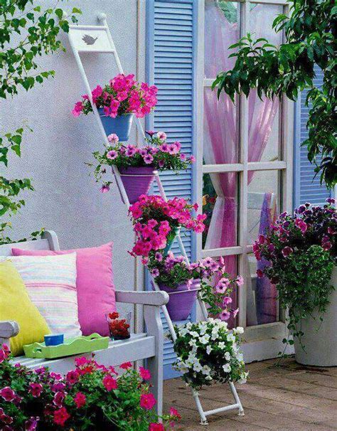 decorar terrazas con flores | Hoy LowCost