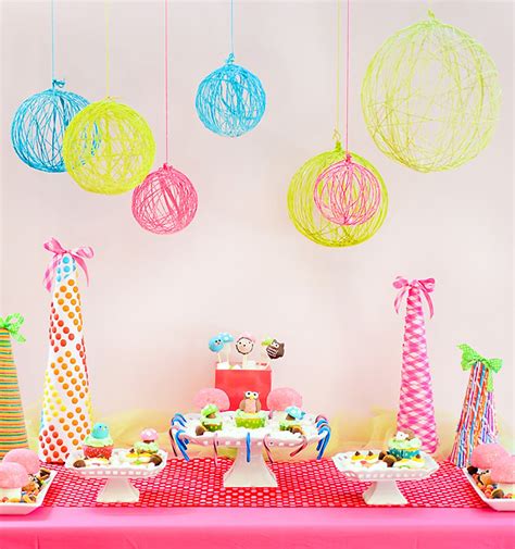 Decorar una fiesta con globos de lana | Pequeocio.com