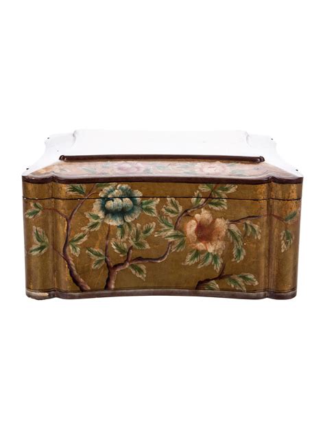 Decorative Box Hand Painted Wooden Chest   Decor ...