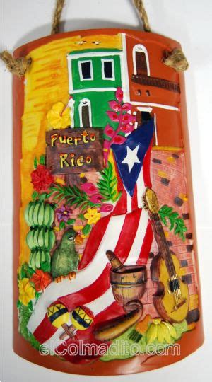 Decorative Shingle with Folklore from Puerto Rico, Tejas ...