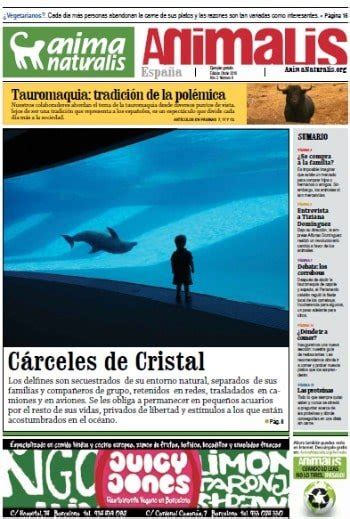 Defines y cárceles de cristal: Animalis nº 8, periódico en pdf a favor ...