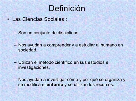 Definicion de ciencias sociales [ 2021 ]