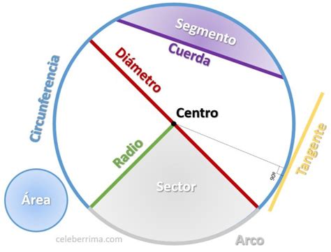 Definición de círculo y sus elementos o partes   Celebérrima.com