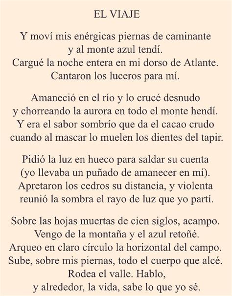 Degá on Twitter:   El viaje , poema de Carlos Pellicer.…