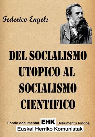 Del socialismo utopico al socialismo cientifico