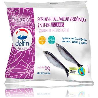 Delfín Sardina entera cruda congelada Delfin 300 g