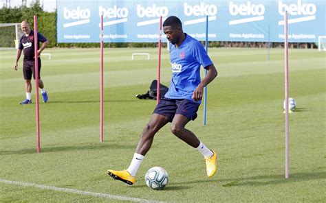 Dembélé sigue avanzando en la recuperación de la lesión en ...