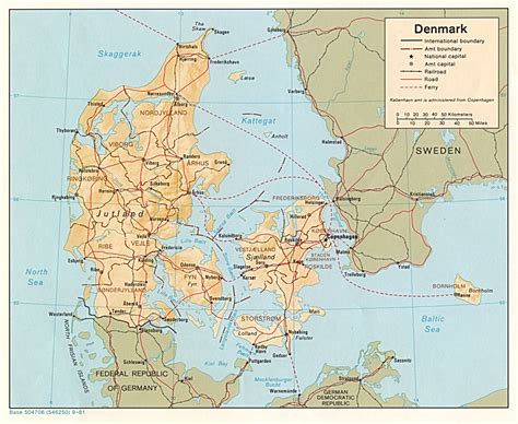 Denmark Maps   Perry Castañeda Map Collection   UT Library ...