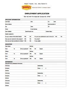 Denny s Online Job Application | Online Application