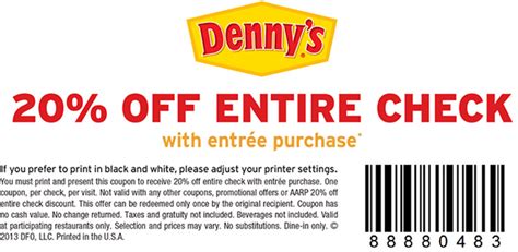 Dennys Coupons, Promo Codes, Coupon Codes 2015 – Printable ...