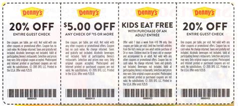 Dennys Online and in store Coupons, Promotions, Specials ...