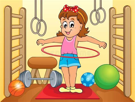 Deporte E Imagen 5 Del Tema Del Gimnasio Ilustración del Vector ...