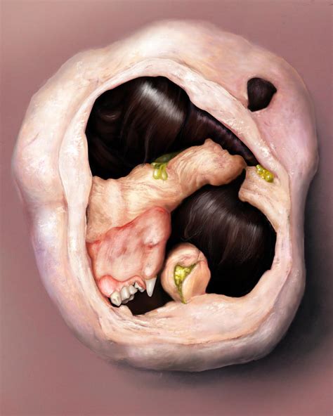 dermoid ovarian cyst by priapism4art on DeviantArt