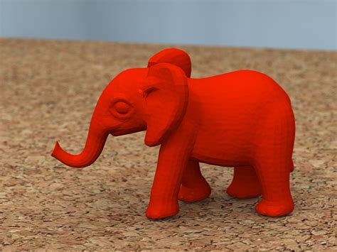 Descargar archivo STL gratis pequeño elefante • Diseño para imprimir en ...
