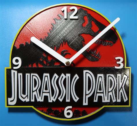 Descargar archivo STL Reloj Parque Jurasico • Plan ...