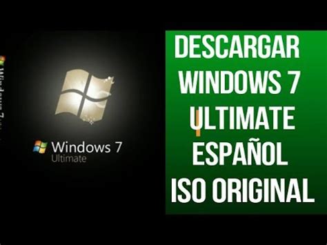 Descargar e Instala Windows 7 ultimate SP1 Full Español 32 ...