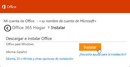 Descargar e instalar o volver a instalar Microsoft 365 u ...