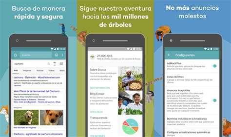 Descargar Ecosia, el navegador con el que ayudas a plantar árboles