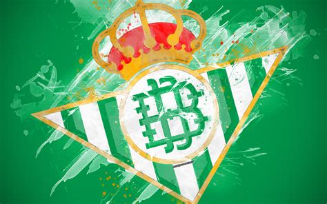 Descargar fondos de pantalla El Real Betis FC, 4k, pintura ...