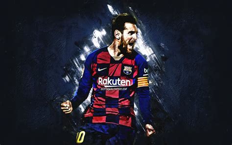 Descargar fondos de pantalla Lionel Messi, el FC Barcelona, retrato, la ...
