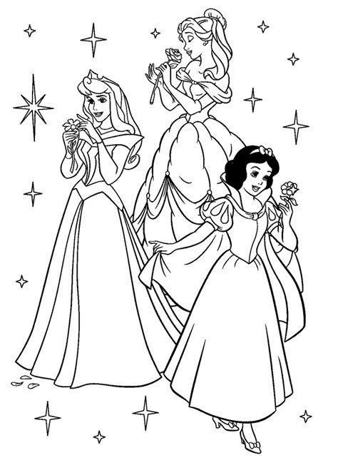 Descargar gratis dibujos de princesas para colorear 2 ...