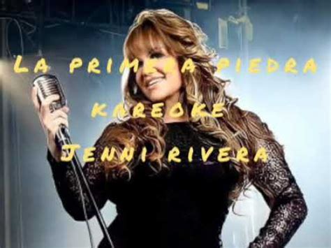 Descargar La primera piedra jenni rivera karaoke MP3   MP3XD
