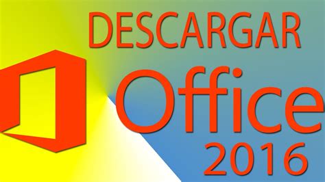 Descargar Office 2016 español gratis   YouTube