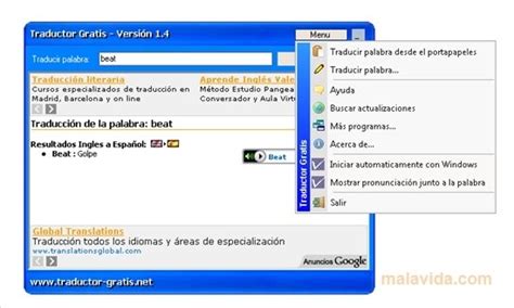 Descargar Traductor Gratis 2.4 para PC   Gratis en Español