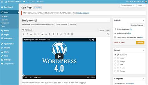 Descargar Wordpress 4.0 ¿Qué hay de nuevo?