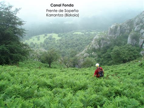 descendedor: CANAL FONDA Karrantza  Bizkaia