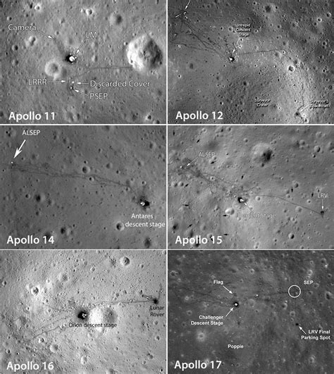 Descubre los seis lugares de alunizaje de las misiones Apolo | ASTROALCALÁ